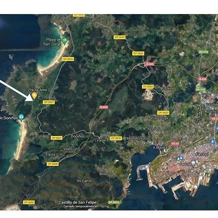 Casa Arealba Casa Con Piscina Muy Cerca De Playas De San Xurxo Y Doninos Ferienhaus *