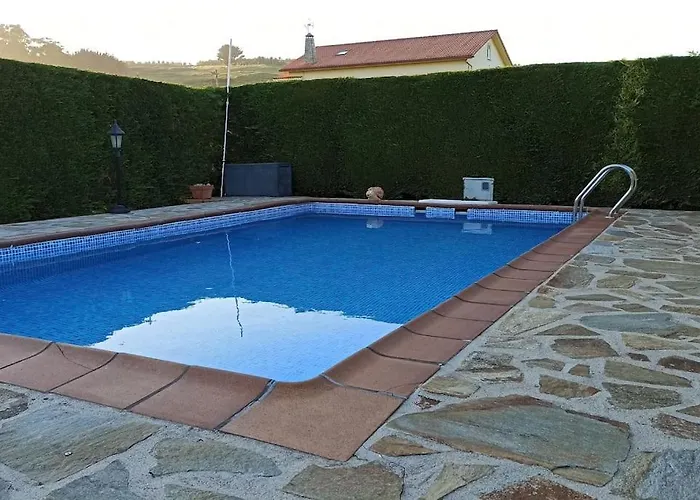Ferienhaus Casa Arealba Casa Con Piscina Muy Cerca De Playas De San Xurxo Y Doninos
