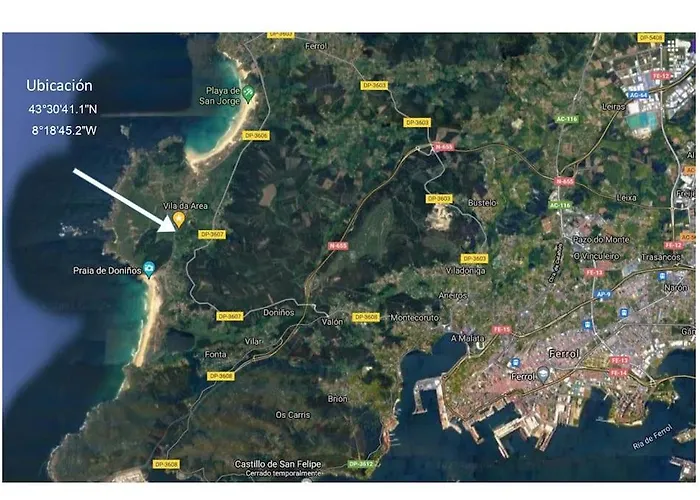 Casa Arealba Casa Con Piscina Muy Cerca De Playas De San Xurxo Y Doninos Ferienhaus *