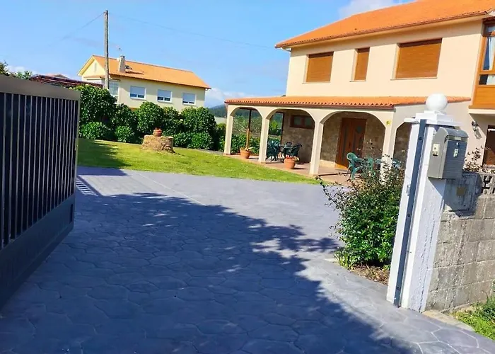 Ferienhaus Casa Arealba Casa Con Piscina Muy Cerca De Playas De San Xurxo Y Doninos