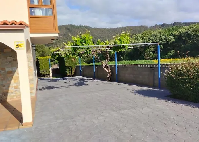 Ferienhaus Casa Arealba Casa Con Piscina Muy Cerca De Playas De San Xurxo Y Doninos
